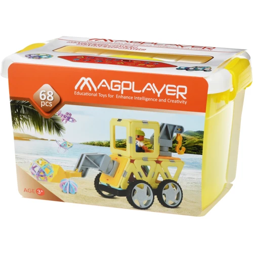 Магнитный констуктор MagPlayer 68 эд. (MPT2-68)