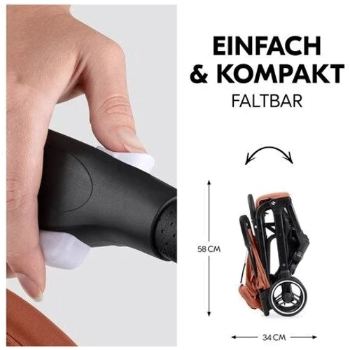 Коляска прогулочная Hauck Travel N Care Plus Vanilla (16025-1): Количество блоков 1