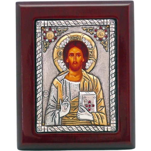 Икона Argiropuolos Иисус Христос 12х9.5см (813-1422)