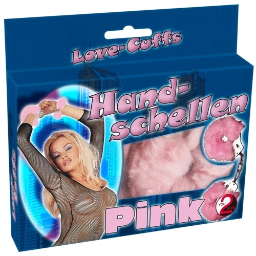 Наручники Handschellen Love Cuffs (розовые)