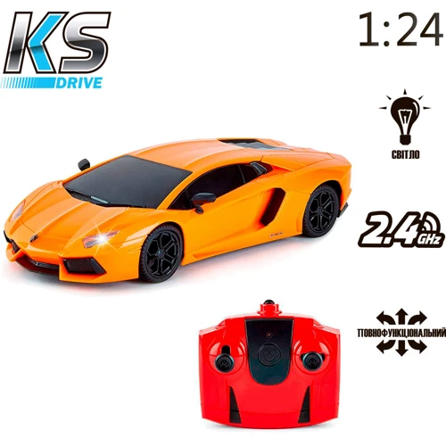 Автомобиль KS Drive на р/у Lamborghini Aventador LP 700-4 (1:24, 2.4Ghz, оранжевый): Масштаб модели 1:24