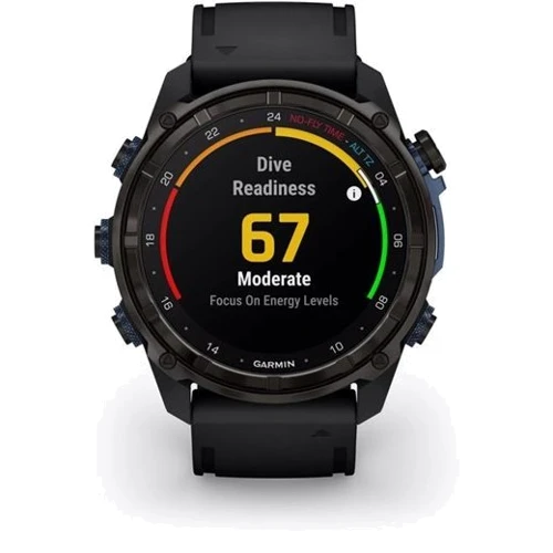 Смарт-часы Garmin Descent Mk3i 51mm Carbon Grey DLC Titanium with Black Silicone Band and Descent T2 Transceiver (BNDL-DMK3-51CGDT2): Особенности С большой автономностью, Большой экран, Бесконтактная оплата, С сапфировым стеклом, Металлический корпус, Компас, Водонепроницаемые