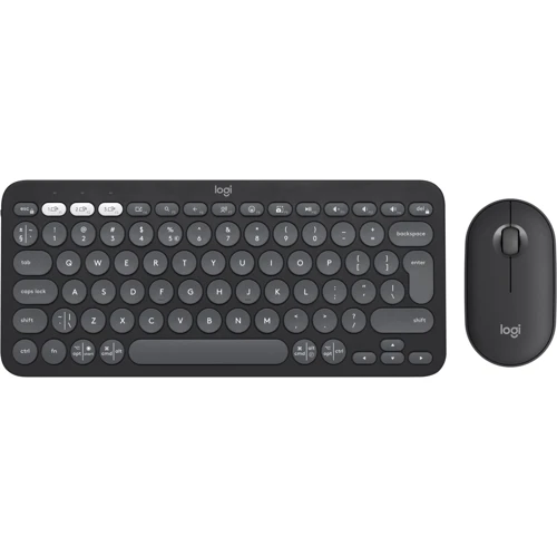 Комплект беспроводной Logitech Pebble 2 Combo Graphite Wireless (920-012239)