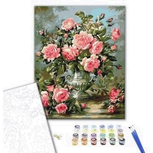 Картина по номерам Brushme Букет пионовидных роз 40x50 см (BS51968): Производитель Brushme