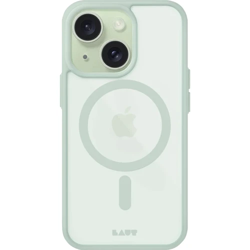 Чехол для iPhone LAUT HUEX PROTECT MagSafe Mint (L_IP23C_HPT_MT) for iPhone 15 Plus: Цвет зеленый