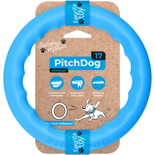 Кольцо для апортировки PitchDog диаметр 17 см голубое (62362): Производитель PitchDog