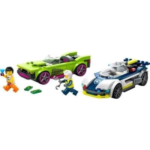 Конструктор LEGO City Преследование маслкара на полицейском автомобиле 213 деталей (60415): Рекомендуемый возраст от 6 лет
