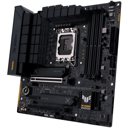 ASUS TUF GAMING B760M-PLUS WIFI D4: Разъемы на плате СОМ, SATA 3.0, M.2