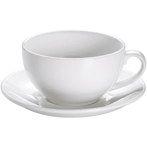 Чашка для капучіно зі блюдцем Maxwell & Williams White Basics Round 310 мл (AA2744)