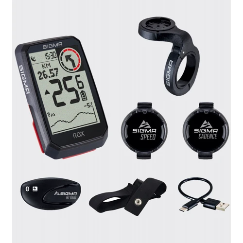 Велокомпьютер ROX 4.0 Black Sensor Set Sigma Sport (SD01064) фото 2