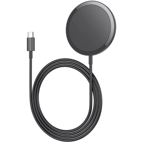 Зарядное устройство Hoco Wireless Charger CW52 Enjoy 15W Black for iPhone 16 I 15 I 14 I 13 I 12 series: Особенности USB-C, MagSafe
