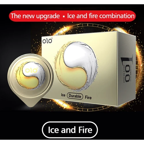 Презервативы OLO Ice Fire 7000-1 (3 штуки) (23796)