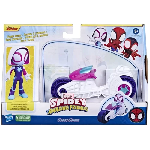 Транспортное средство Hasbro SPD Спайди и его удивительные друзья (F7461 SAF GHOST MOTORCYCLE) фото 4