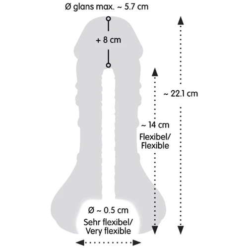Насадка и мастурбатор Orion Nature Skin 2in1 Extension + Masturbator
