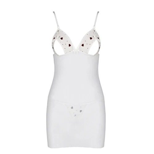 Эротический комплект Passion LOVELIA CHEMISE white XXL/XXXL