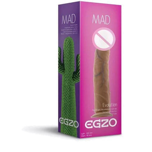 Фаллоимитатор на присоске Egzo G1050 20.5x4.5