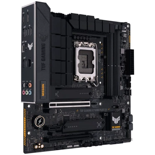 ASUS TUF GAMING B760M-PLUS D4: Оперативная память 4xDDR4 5333 МГц, до 128 ГБ