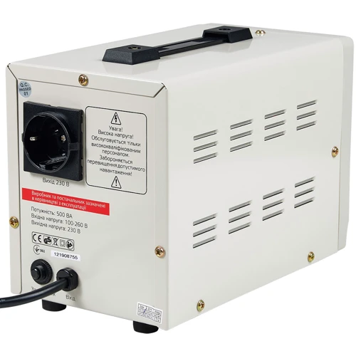 Стабилизатор напряжения Vitals Sts 50sd: Количество фаз одна