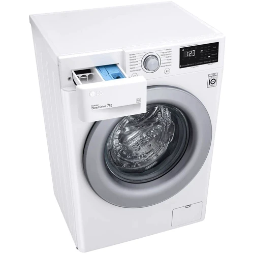 Пральна машина LG F2WV3S7N4E: Завантаження білизни (прання), кг 7