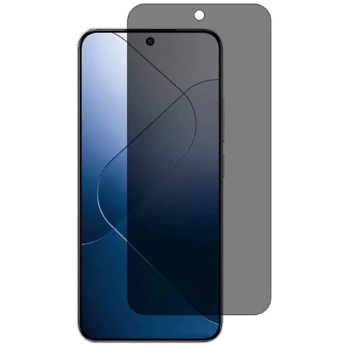Tempered Glass Privacy 5D Black для Xiaomi Poco X6