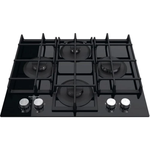 Варильна поверхня Hotpoint-Ariston HAGS61FBK: Кількість конфорок 4