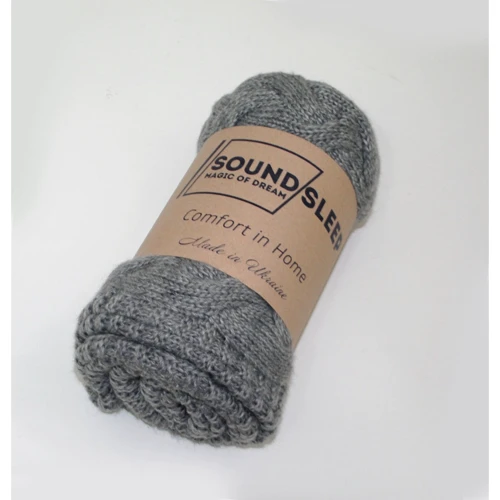 В'язана наволочка SoundSleep Varanasi світло-сіра 45х45 (93043052): Склад 30% шерсть, 70% акрил