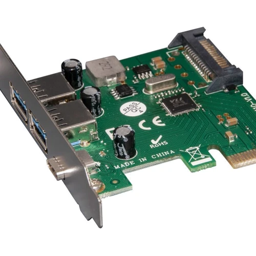 Frime PCI-E to USB3.0 TYPE-A+C VL805 (ECF-PCIEtoUSB007.LP): Тип Плата розширення
