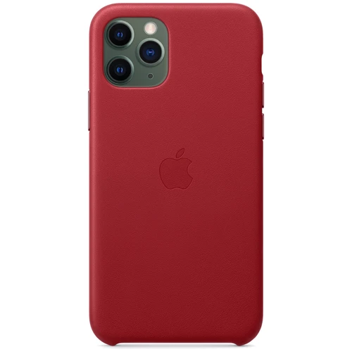 Чехол для iPhone Apple Leather Case (PRODUCT) Red (MWYF2) for iPhone 11 Pro: Тип чехла накладка на заднюю часть