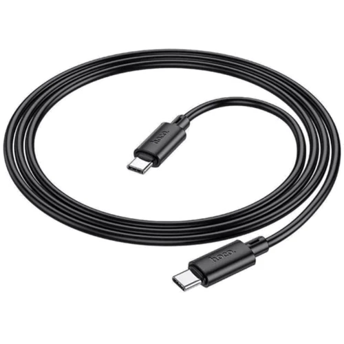 Кабель Hoco Cable USB-C to USB-C X88 Gratified 60W 1m Black: Довжина 1 м