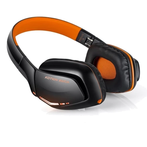Наушники Kotion Each B3506 Black\Orange: Тип крепления оголовные
