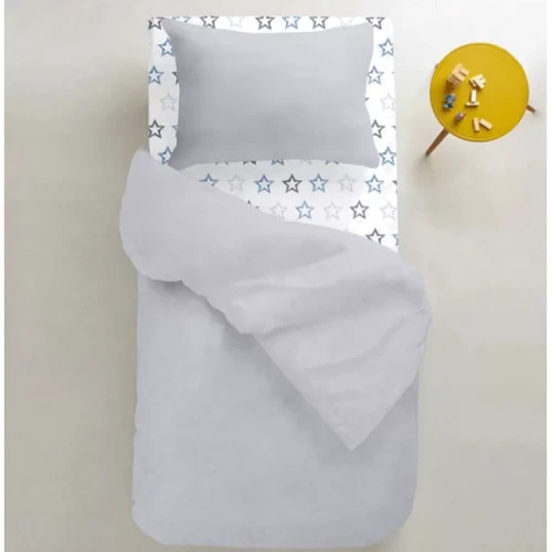 Комплект детского постельного белья Cosas Ranfors Grey Stars Clear Grey Blue (4822052061565)