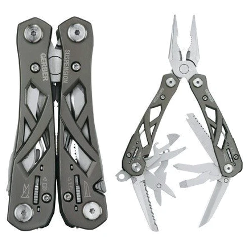 Мультитул Gerber Suspension Multi, блистер (22-41471): Количество функций 12