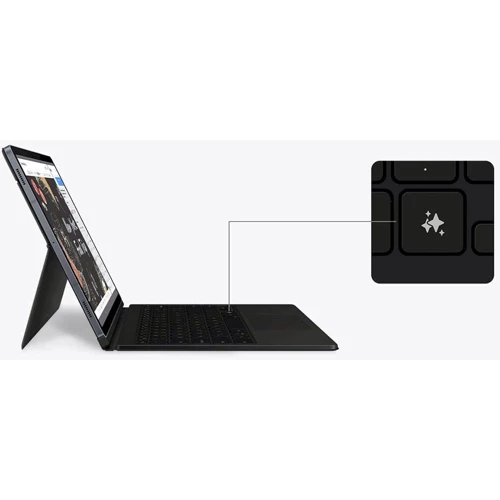 Аксессуар для планшетных ПК Samsung Book Cover Keyboard Slim Black for Samsung X520/X526 Galaxy Tab S10 FE (EF-DX720UBEGWW) фото 13