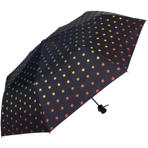 Зонт женский полуавтомат Happy Rain черный (U42278-2): Тип ручки Прямая