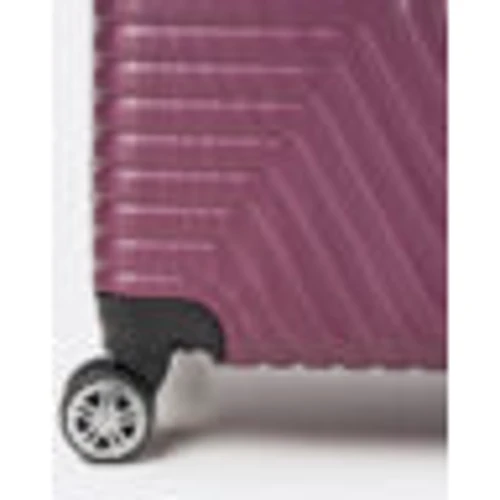 Чемодан Ricco Grande L фиолетовый (T1ABS600purple-L): Застежка Молния