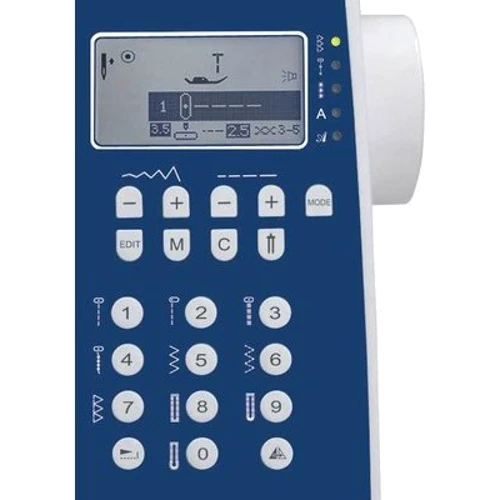 Швейна машина Minerva MC 350: Максимальна довжина стібка, мм 4.5