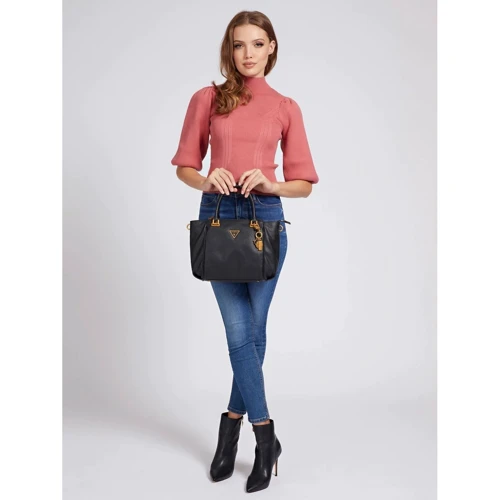 Женская сумка тоут Guess Destiny Status Satchel черная (HWVB7878060-BLA): Тип Сумки