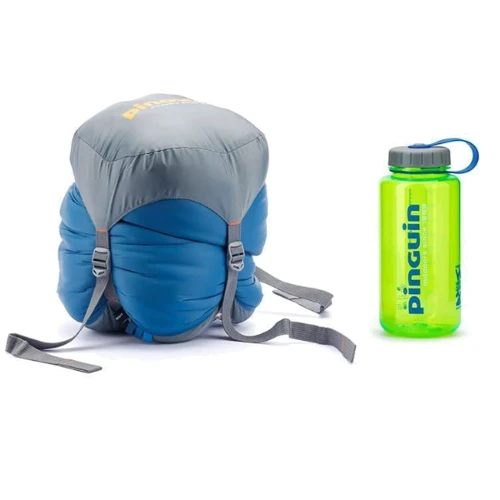 Спальный мешок Pinguin Travel PFM (13/9°C) 190 см - Right Zip Khaki (PNG 241440): Вес с упаковкой 1350 г