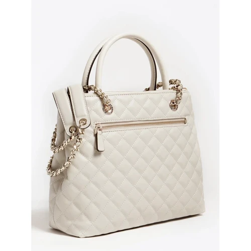 Женская сумка тоут Guess Illy Society Satchel светло-серая (HWVG7970060-GRY): Пол Женский
