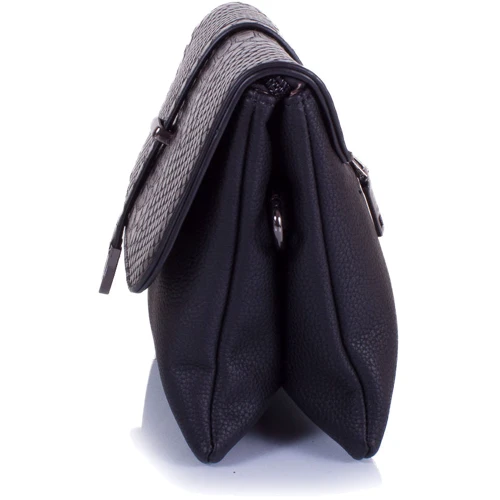 Жіноча сумка через плече Amelie Galanti чорна (A991344-black): Тип ручки З знімною ручкою, Коротка ручка, Плечовий ремінь, Зі знімним ременем