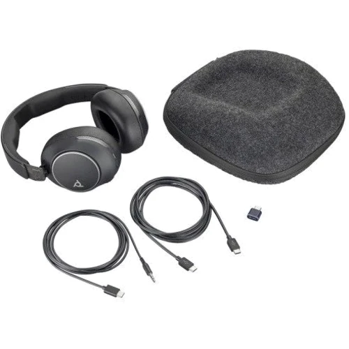 Наушники Poly Voyager Surround 80-M USB-C HS + USB-C/A Stereo Black (8G7U0AA): Время работы, ч 24