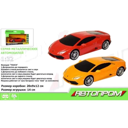 Машинка металл-пластик 7605 АВТОПРОМ, 1:32 Lamborghini Huracan LP610-4, 2 цвета