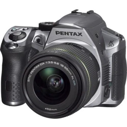 Pentax K-30 Kit (DA 18-55mm) WR Silky Silver