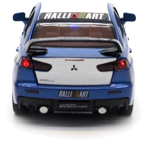 Машинка металева Автопром Mitsubishi Lancer Evolution синя (68410): Масштаб 1:32