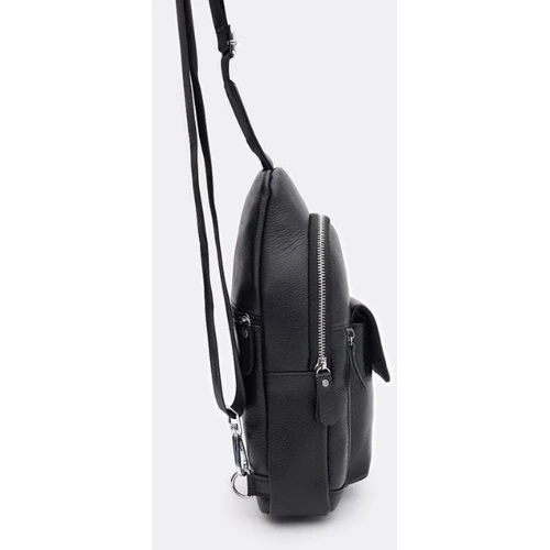 Мужская сумка-слинг Keizer черная (K1219bl-black): Тип Сумки