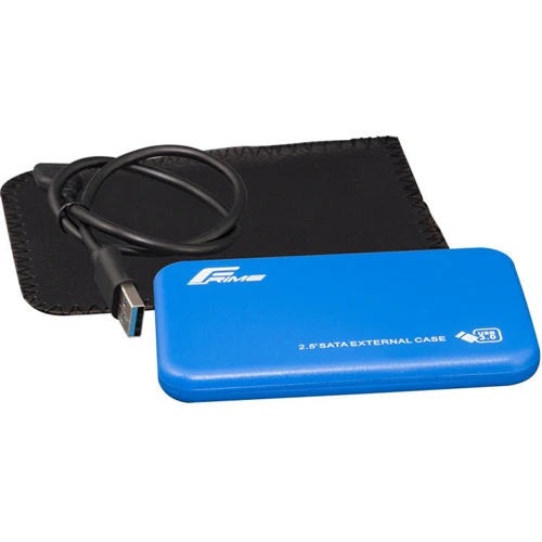 Аксессуар для накопителя Frime SSD/HDD 2.5" USB3.0 Blue SATA (FHE72.25U30): Тип аксессуара Внешний карман