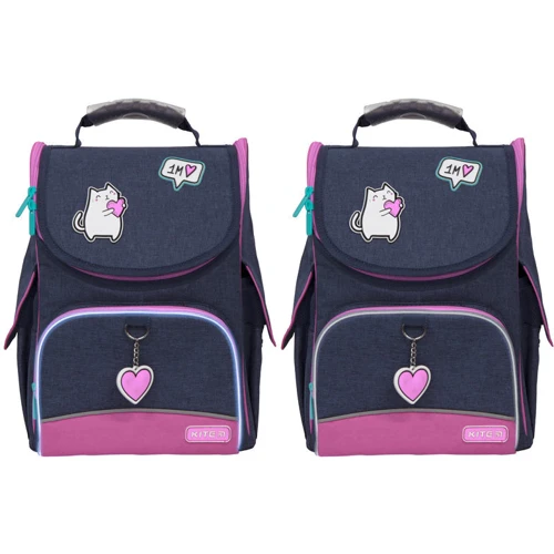 Рюкзак школьный каркасный Kite Education Insta-cat K21-501S-5 (LED): Пол ребенка Для девочек