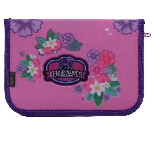 Пенал CLASS 98000, 1 отд., без наполнения Girl's Dreams: Пол Для девочек