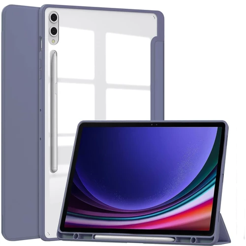 Аксесуар для планшетних ПК BeCover Case Book Soft Edge з Pencil Mount Purple для Samsung X810 Galaxy Tab S9 Plus / S9 FE Plus SM-X610/SM-X616B (710409): Колір фіолетовий