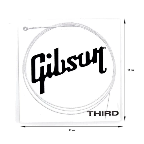 Струна для гитар Одиночная струна для электрогитар Gibson SEG-700ULMC Third Single String 016: Тип Струна